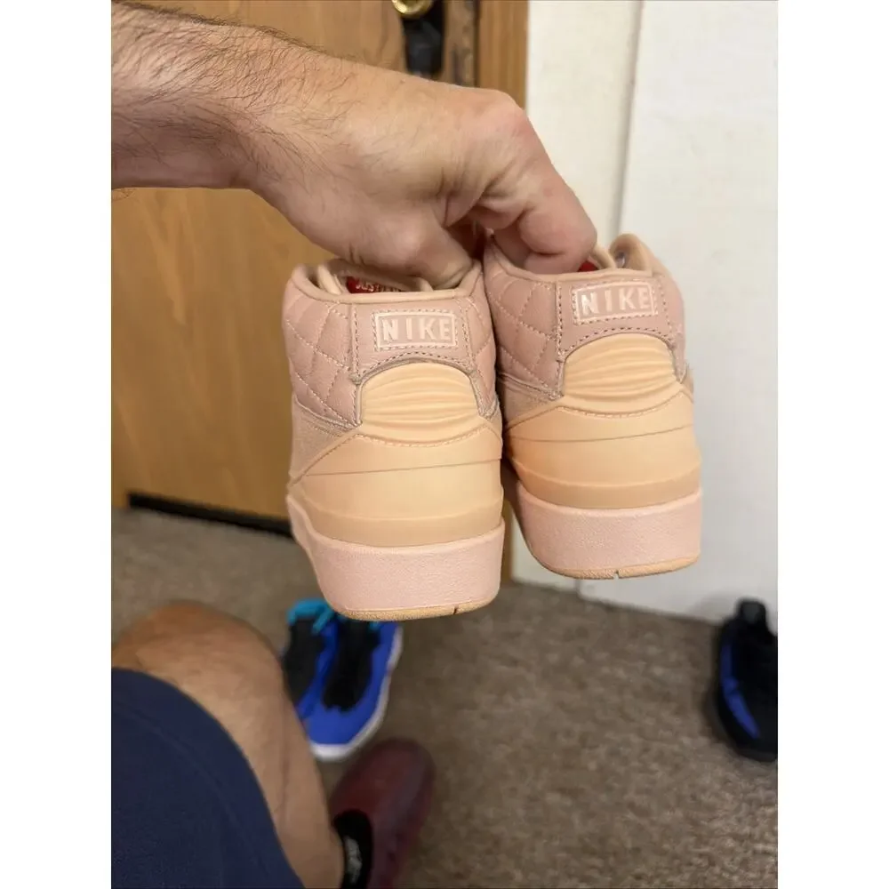 Size 5.5 (GS) - Jordan 2 Retro x Just Don Mid Arctic Orange 2017 BB